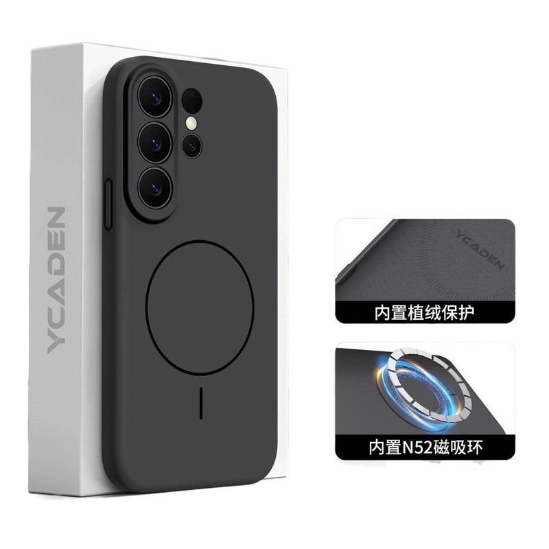 MagSafe Case | Drop Protection | Strong Magnetic | Antique White TPU | Shockproof Cover for Samsung Galaxy S23 Ultra - Image 3