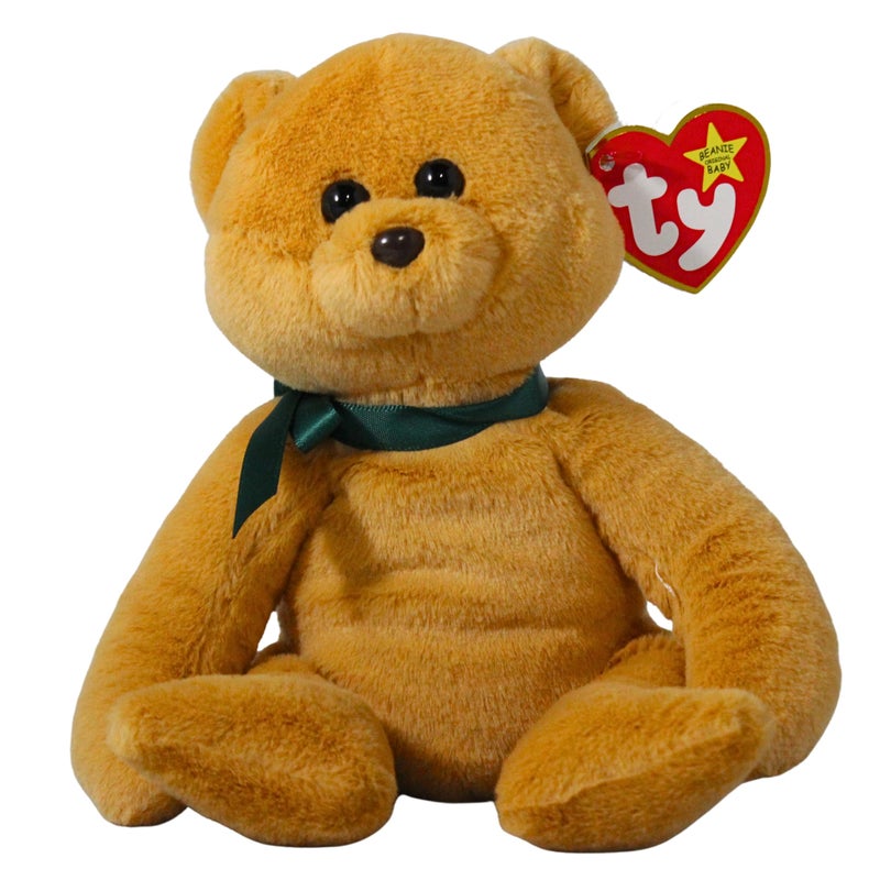 Ty Beanie Baby Winston the Tan Bear Small SNG6 - Image 3