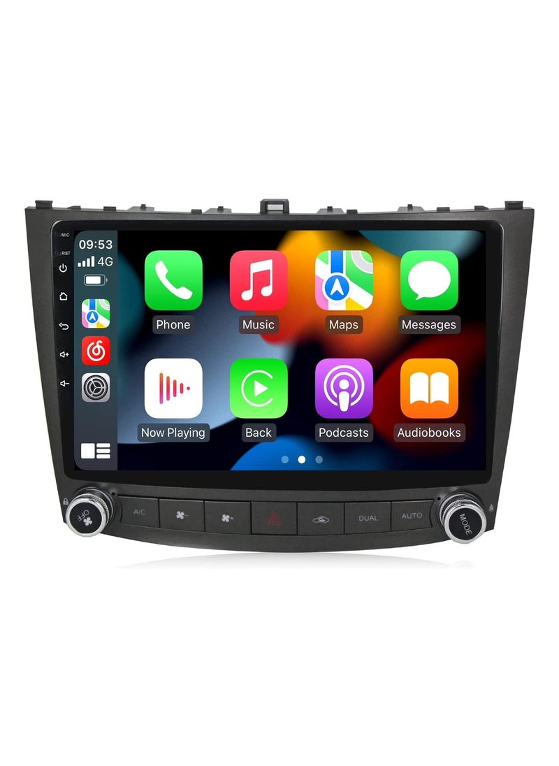 SHEZA STAR - Android Screen For Lexus IS250 IS300 IS200 IS220 IS350 2005 2006 2007 2008 2009 Car Radio 4GB RAM 64GB ROM Bluetooth carplay BT WIFI Touchscreen multimedia Support Apple Carplay Backup camera Included - Image 1