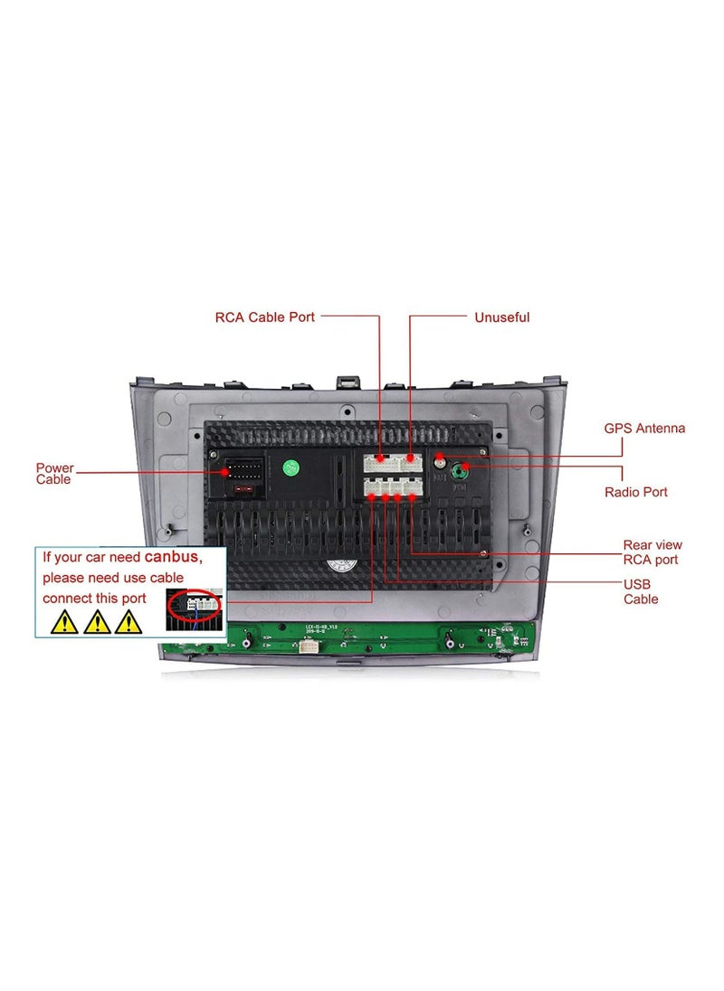 SHEZA STAR - Android Screen For Lexus IS250 IS300 IS200 IS220 IS350 2005 2006 2007 2008 2009 Car Radio 4GB RAM 64GB ROM Bluetooth carplay BT WIFI Touchscreen multimedia Support Apple Carplay Backup camera Included - Image 1