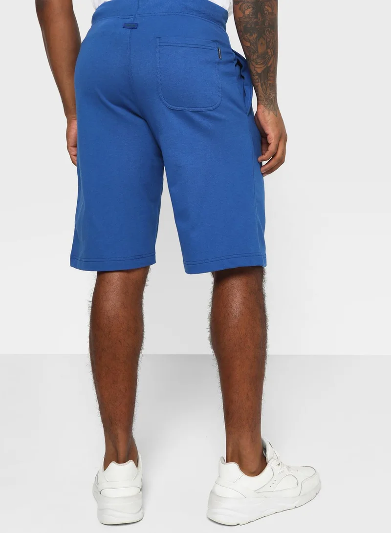 BEVERLY HILLS POLO CLUB Logo Drawstring Shorts