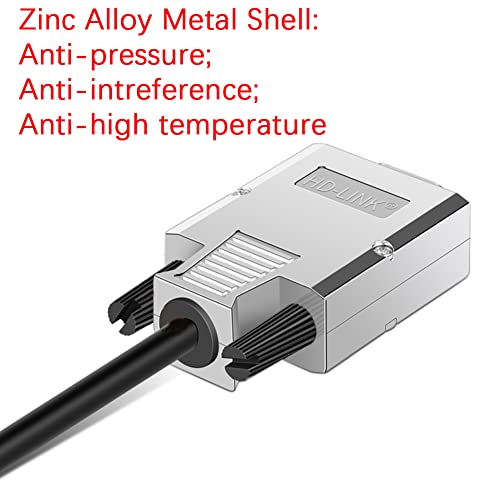 ANMBEST DB9 Solderless Breakout Connector with 5Ft 24AWG Replacement Cable, Metal Shell RS232 D-SUB Serial to 9-Pin Port Terminal Male Adapter Connector Breakout Board - Image 5