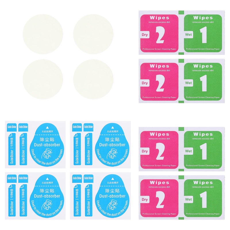 4pcs 37mm Tempered Glass Smartwatch Screen Protector Purple Light Filter Anti Scratch Film - Image 2