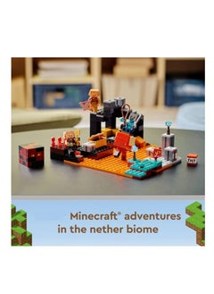 Y&D Minecraft The Nether Bastion Building Toy Set for Kids Boys and Girls  Includes 2 Zombies and a Zombie Hunter  Fun Gaming Gift  - Image 2