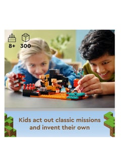 Y&D Minecraft The Nether Bastion Building Toy Set for Kids Boys and Girls  Includes 2 Zombies and a Zombie Hunter  Fun Gaming Gift  - Image 3