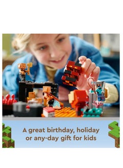 Y&D Minecraft The Nether Bastion Building Toy Set for Kids Boys and Girls  Includes 2 Zombies and a Zombie Hunter  Fun Gaming Gift  - Image 5