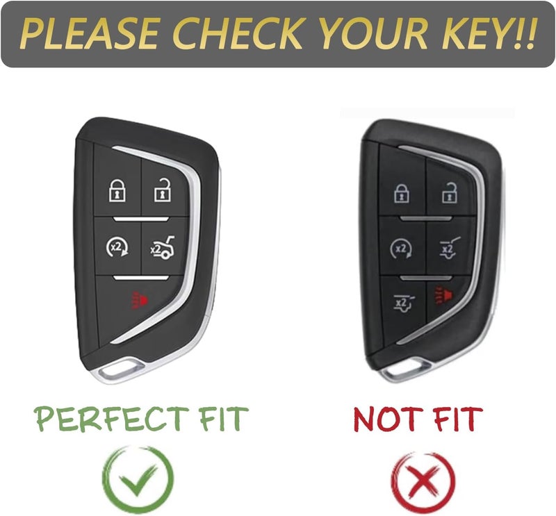 KarLingjun Silicone Key Fob Cover for Cadillac - Image 2