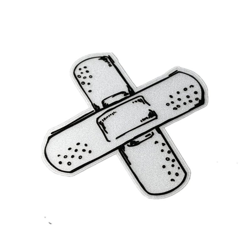 DXYMOO Car Styling Sticker for Funny Cross BandAid Blood Wood Decals Auto Window Tail Bumper Graphics Vinyl - Image 3