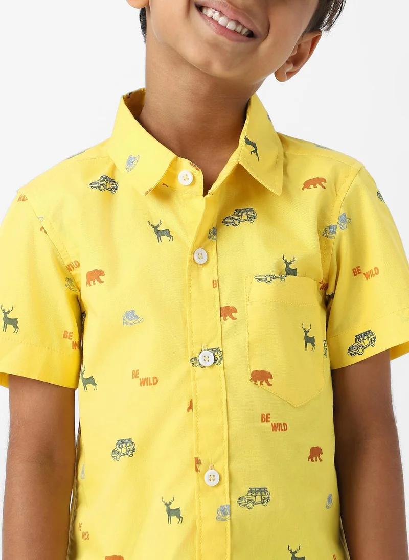 Nautinati  Nautinati Boys All-over Print Shirt for Men | Best Price UAE