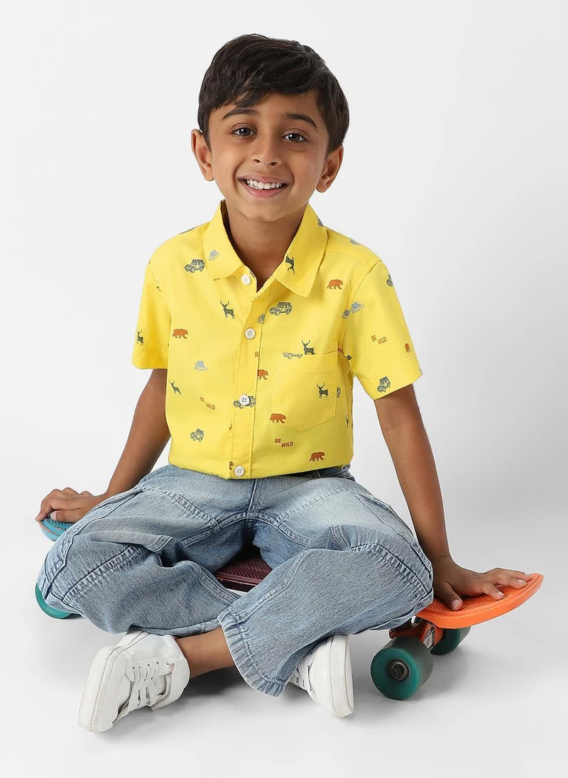Nautinati  Nautinati Boys All-over Print Shirt for Men | Best Price UAE