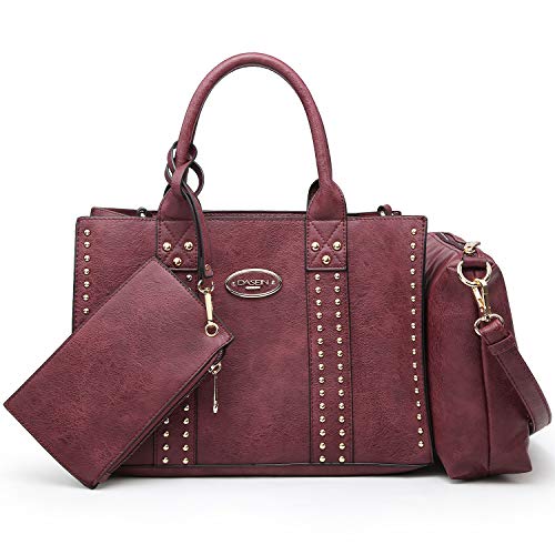 Dasein Purses Handbags for Women Tote Wallet Set Top Handle Satchel Shoulder Hobo Bag 3pcs - Image 1