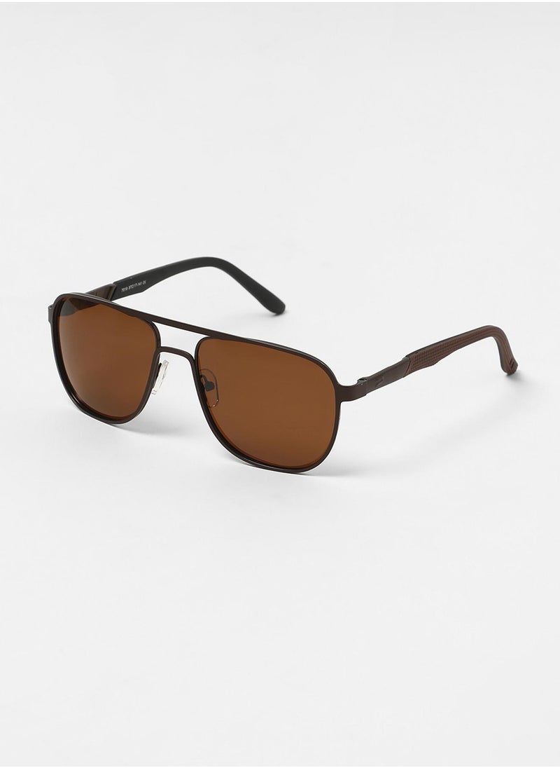Haute Sauce The Traveller's Aviator Sunglasses - Chocolate Brown  - Image 5