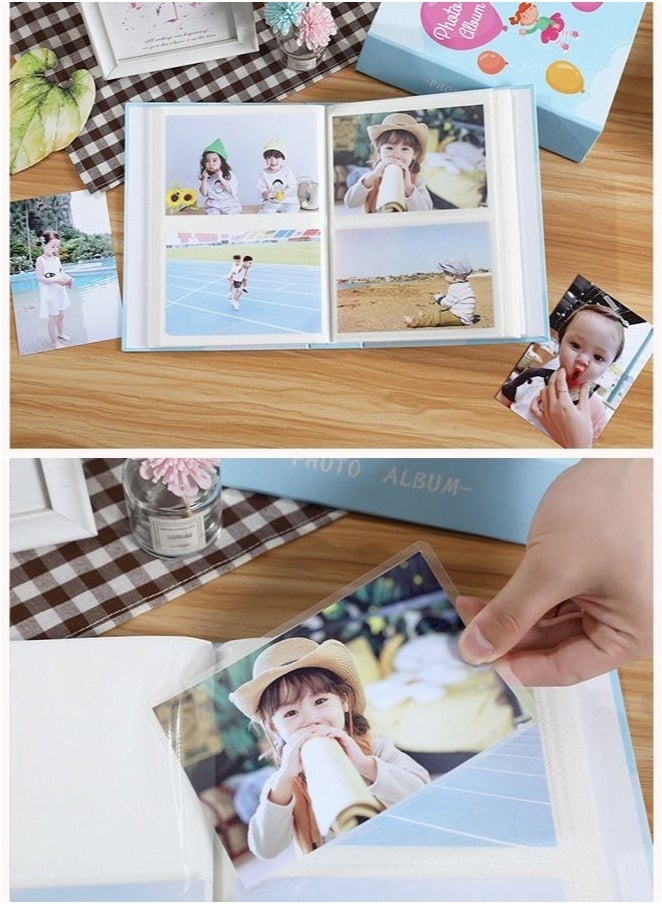 Bukela 200 Pockets Stamping Photo Album for 6 Inches Photos Portable Photo Album for Family Wedding Boys Girls - Image 2