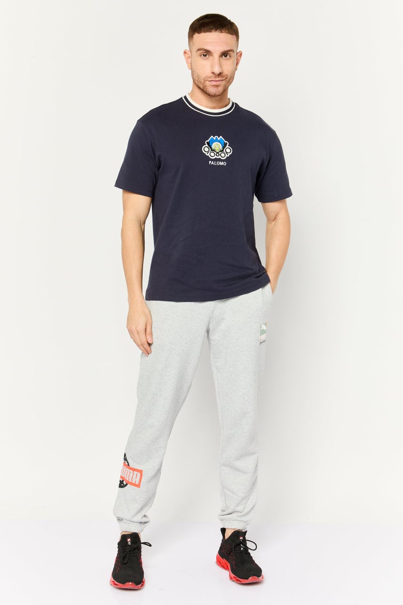 Puma x Palomo Men Sportswear Fit Short Sleeve Outdoor T-Shirt, Navy - Image 3