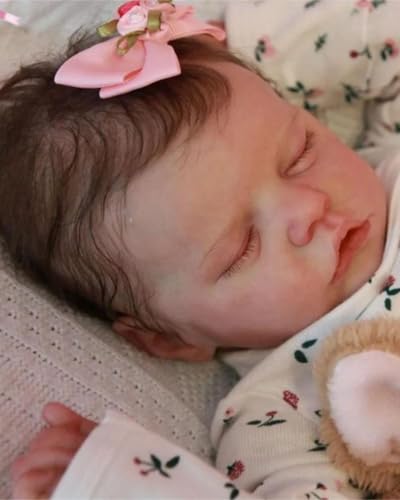 Zero Pam Reborn Baby Dolls Girls 18 Inch Realistic Baby Doll Girl Real Life Newborn Silicone Babies Dolls Full Body Anatomically Correct Doll Open Mouth Full Vinyl Limbs Toy for Girls - Image 5