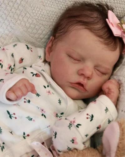 Zero Pam Reborn Baby Dolls Girls 18 Inch Realistic Baby Doll Girl Real Life Newborn Silicone Babies Dolls Full Body Anatomically Correct Doll Open Mouth Full Vinyl Limbs Toy for Girls - Image 1