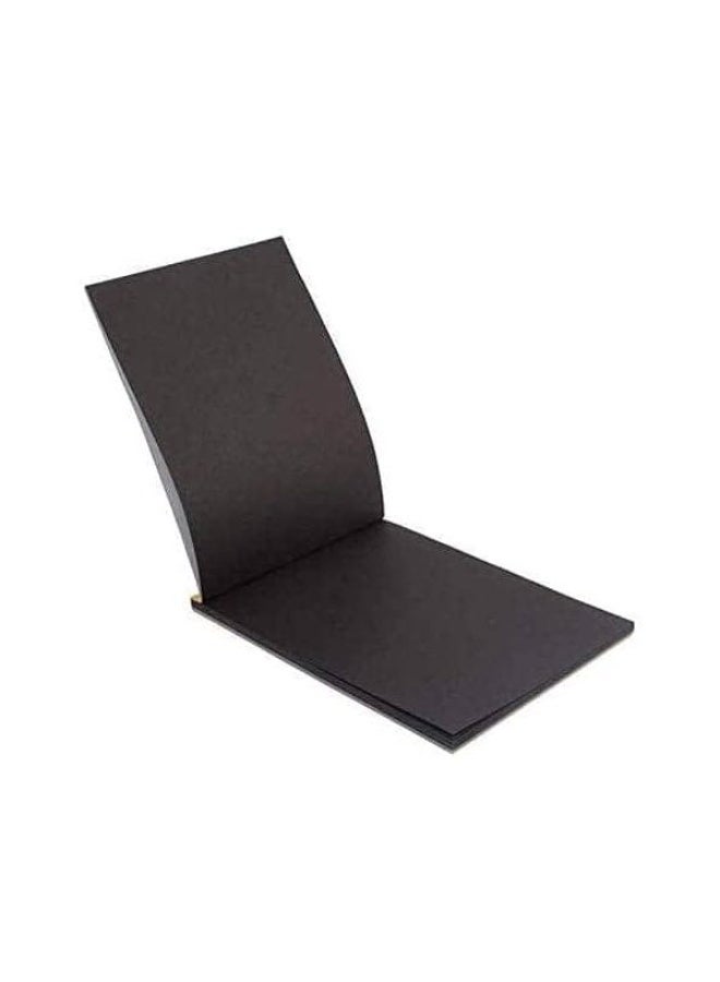 Keep Smiling Sketch Drawing Soft Cover, 21*29.7cm, 20 Sheets, 200G, Black Paper - Image 3