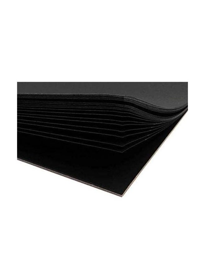 Keep Smiling Sketch Drawing Soft Cover, 21*29.7cm, 20 Sheets, 200G, Black Paper - Image 2