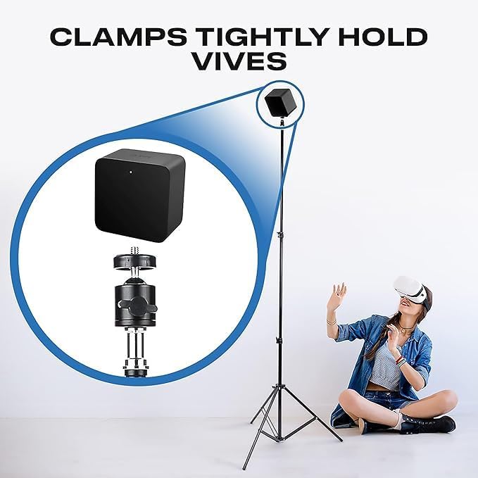 Skywin VR Tripod Stand - HTC Vive Compatible Sensor Stand and Base Station for Vive Sensors or Oculus Rift Constellation (1 Tripod Stand) - Image 5