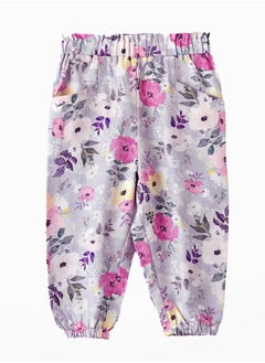 Jelliene Boho Vibes for Little Adventurers: Girls' Viscose Woven Harem Pants  - Image 1