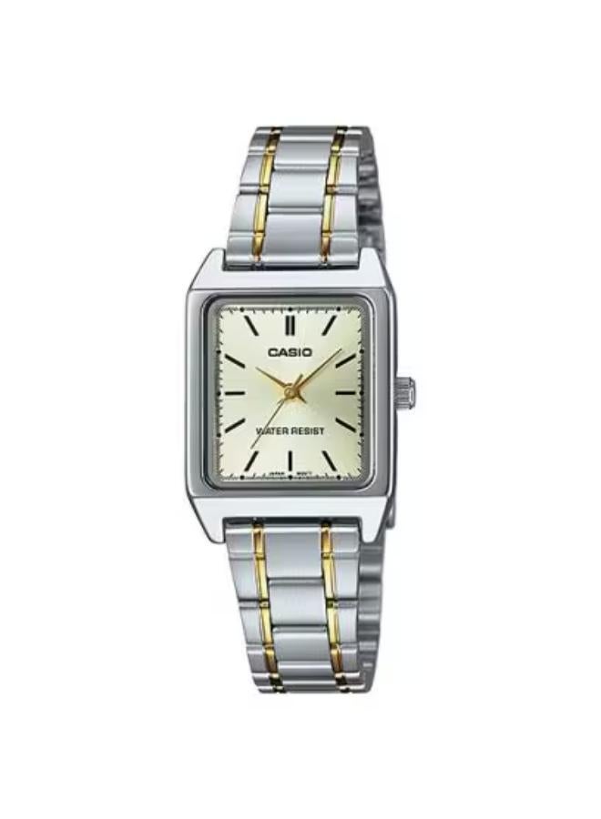 ساعة نسائية ستانلس ستيل بعقارب -- -  مم