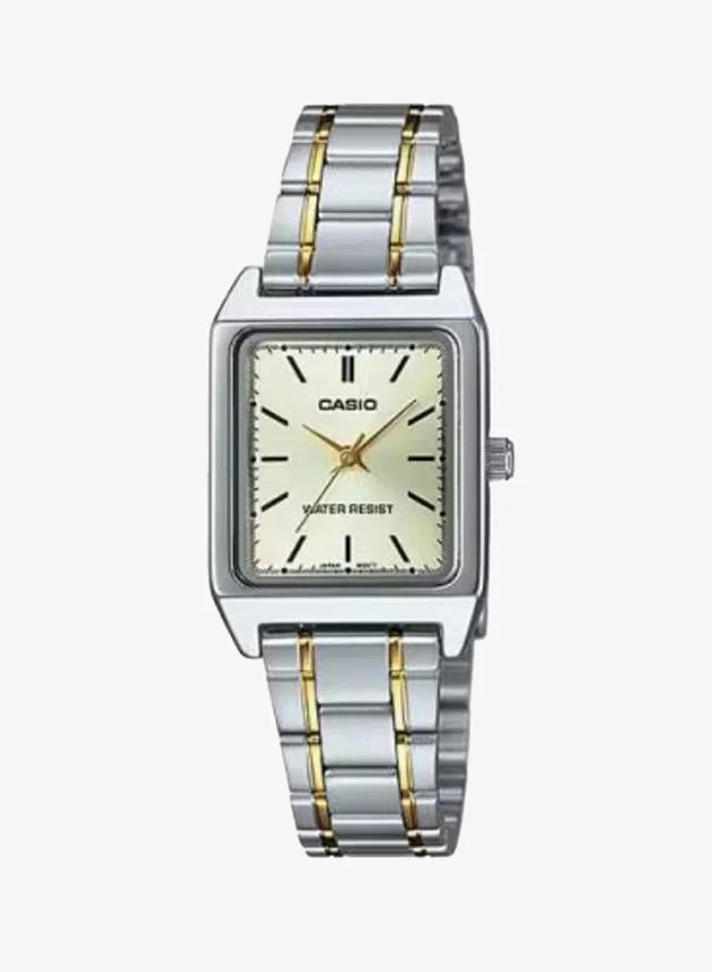 CASIO Women's Stainless Steel Analog Watch LTP-V007SG-9E - 22 mm