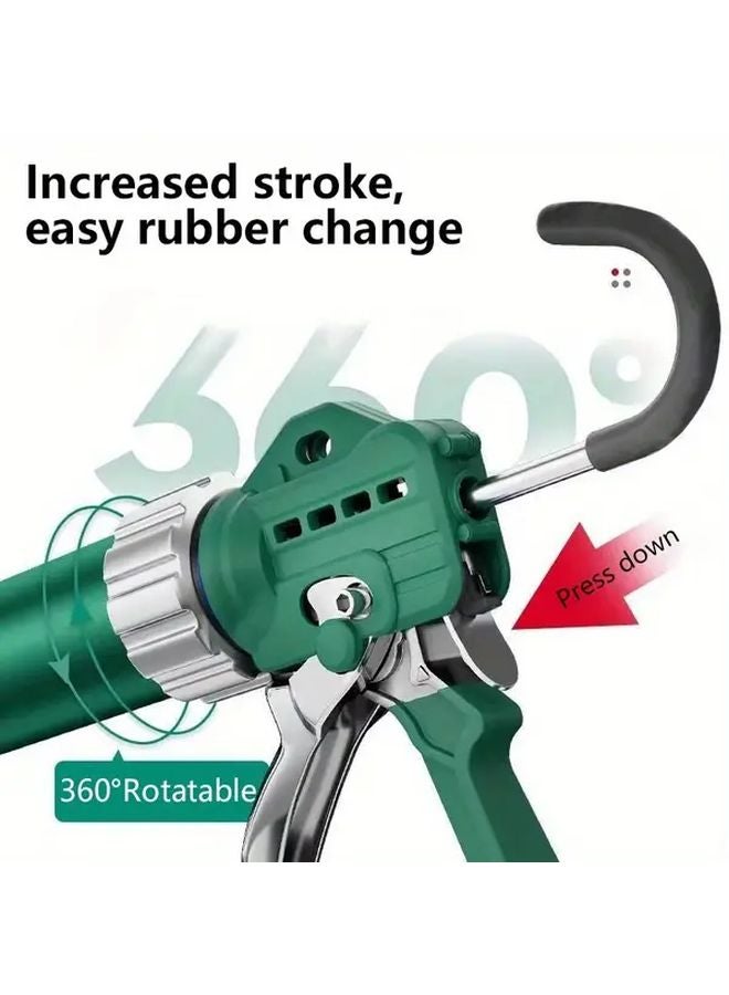 1PC Green Barrel Manual Glue Gun Large Reservoir Rotating Mechanism For DIY - Image 4