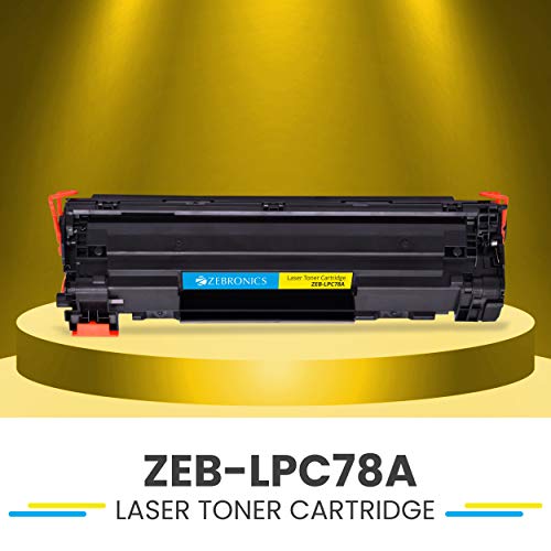 ZEBRONICS ZEB-LPC78A Printer Cartridge for HP LP P1560/P1566/P1600/P1606dn M1536dnf, C iS MF4410/4412/4420/4430/4450/4450d/4550d/4570d/4580dn 4730/4750/4870DN/D520, LS LBP6200, FL150/170, IC D530/D550 - Image 2