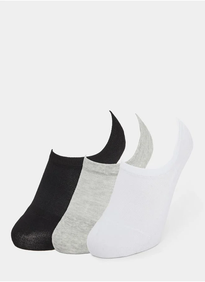 Styli Styli Pack of 3 - Solid Shoe Liner Socks