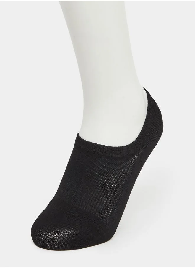 Styli Styli Pack of 3 - Solid Shoe Liner Socks
