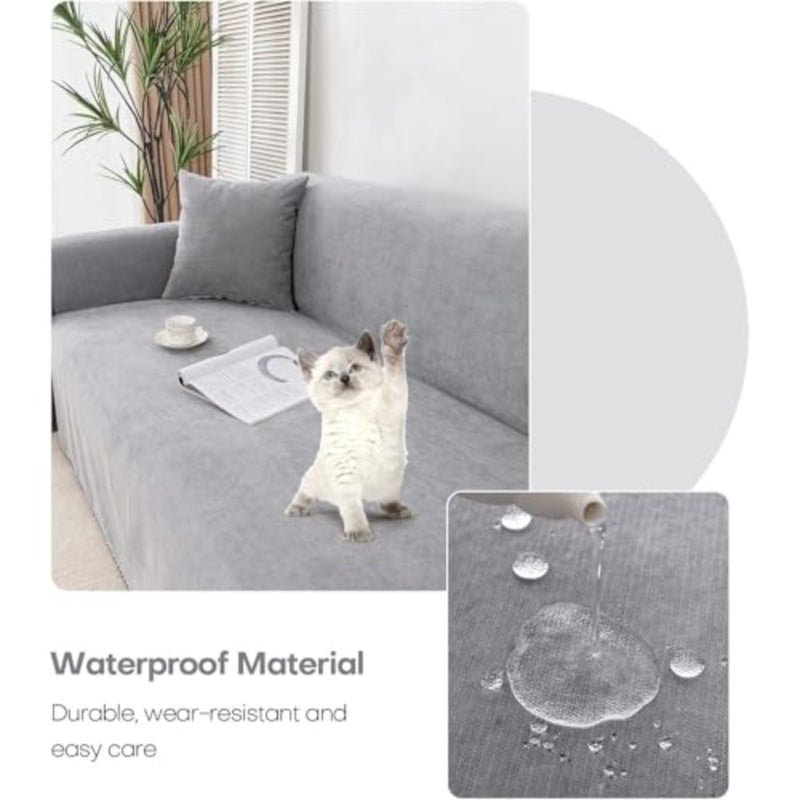 Waterproof Sofa Cover 180 * 230cm,2 3 4 Seater Modern Furniture Protector Sofa SlipCovers, Universal Couch Cover Pet Protector L U Shape Sectional Sofa Covers - Image 3