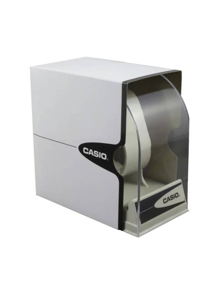 CASIO ساعة رجالية انالوج تعمل بالطاقة الشمسية بمينا زرقاء من الفولاذ المقاوم للصدأ MTP-RS100D-2AV - Image 2