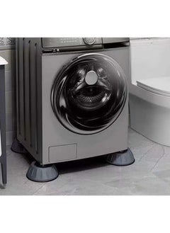 Generic Showay Shock pad 4 pcs noise cancelling washing machine support, washer and dryer anti-vibration pads, slip anti vibration and noise reducing rubber washing machine feet pads.  - Image 2