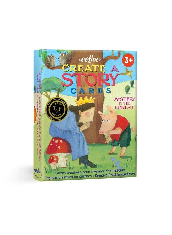 eeboo : Mystery In The Forest Create A Story Pre-Literacy Cards, Encourage Interactive And Imaginative Play, Encourages Imagination, Creativity, And Story-Telling, For Ages 3 And Up  - Image 1