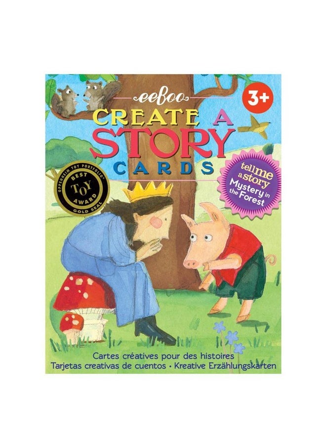 eeboo : Mystery In The Forest Create A Story Pre-Literacy Cards, Encourage Interactive And Imaginative Play, Encourages Imagination, Creativity, And Story-Telling, For Ages 3 And Up  - Image 2