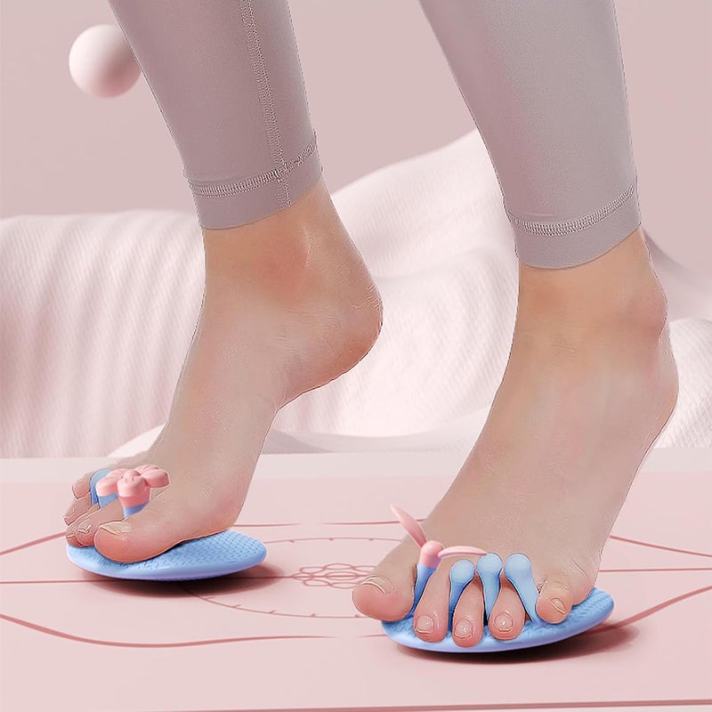 GASTAT Arch Trainer Foot Massagers Foot Arch Strengthener Blue Arch Trainer for Calf Stretching Glute Toning Improved The Foot Bunion Toe Training Thin Calves Legs - Image 4