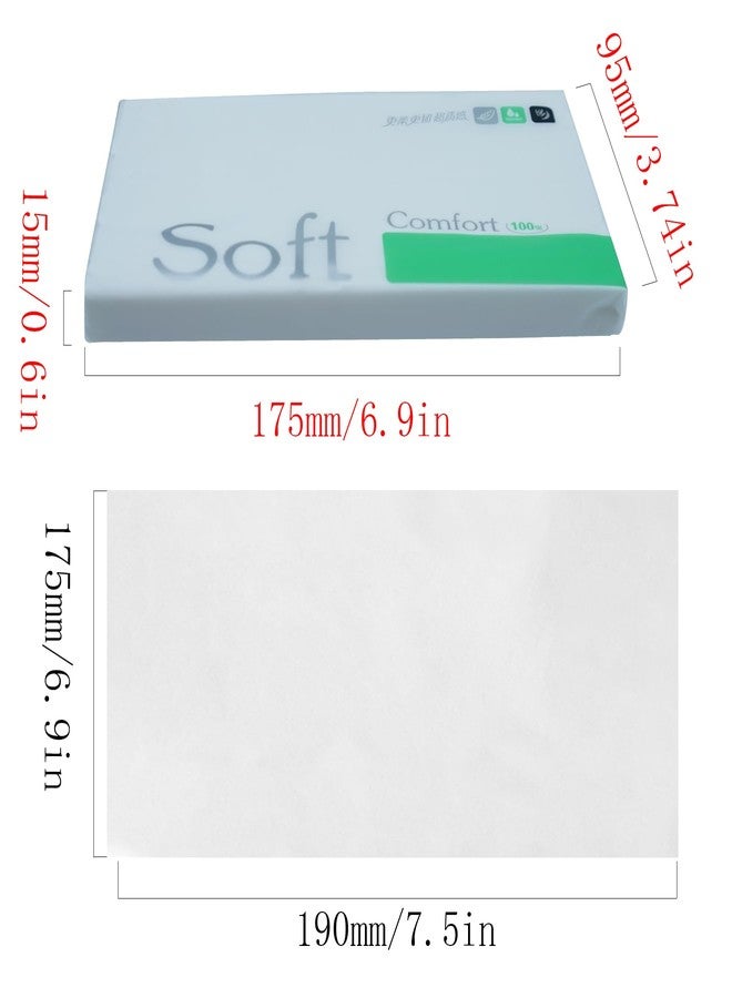 SADYFON 50 Sheets Car Tissue Refills, 300 Sheets Travel Size Handbag Tissues, Facial Napkins Fit for Car Visor Tissue Holder, Cylinder or Box Round Container, 6 Bags - Image 2
