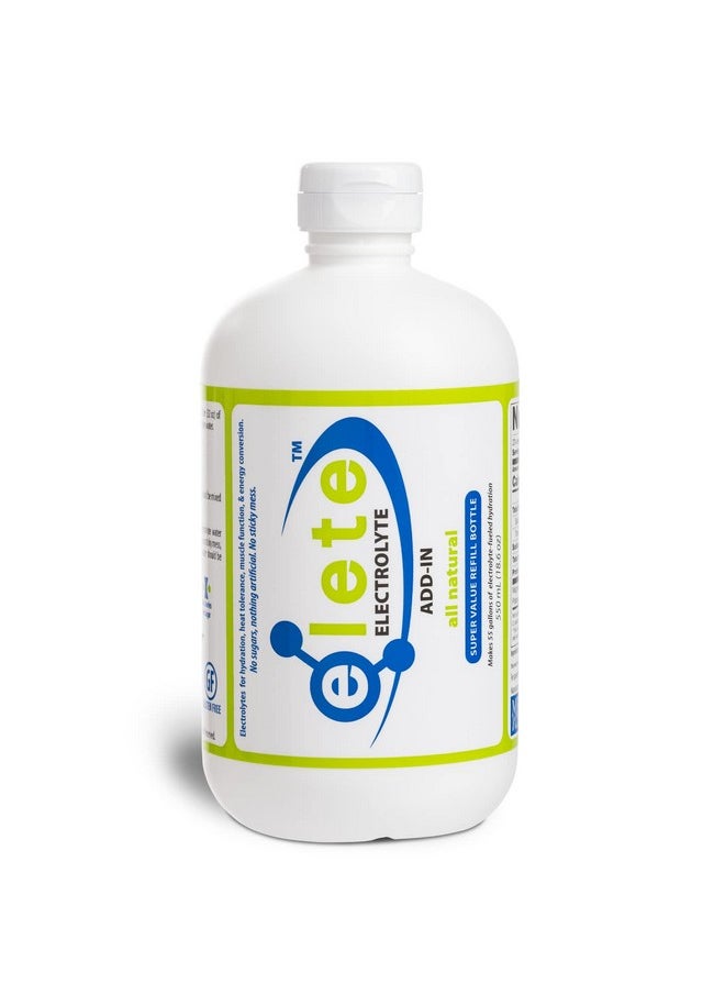 Elete Citrilyte Add-in elete Electrolyte Add-in Hydration Drops | Sodium, Magnesium, Potassium & Trace Minerals | Unflavored, All Natural | Leg and Muscle Cramp Relief | Transform Any Drink into a Sports Drink, 18.6oz  - Image 1