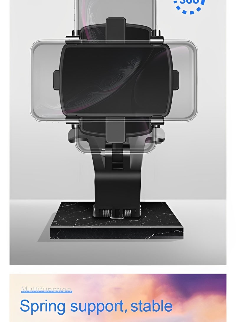 REOCLE Phone Holder Car Windshield Dashboard Air Vent Cell Phone Car Mount Hands Free Universal Automobile Cradle Fit for iPhone Android and All Smartphones - Image 3