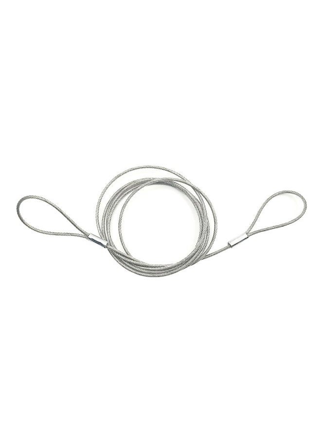 Ovener Safety Cable Lock 48'' Long, Luggage Lock Safety Cable Lightweight Braided Stainless Steel - Image 2