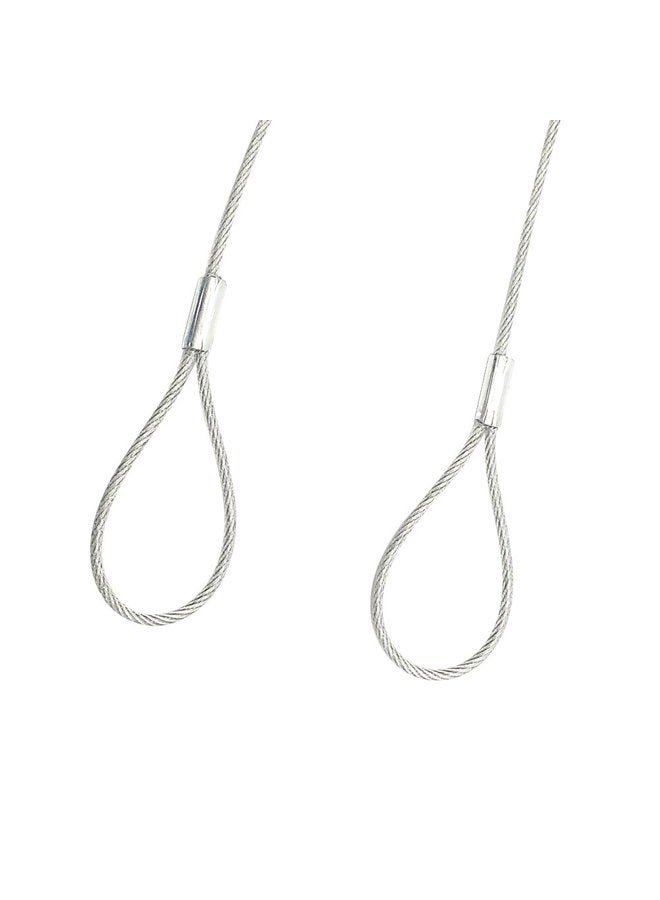 Ovener Safety Cable Lock 48'' Long, Luggage Lock Safety Cable Lightweight Braided Stainless Steel - Image 3