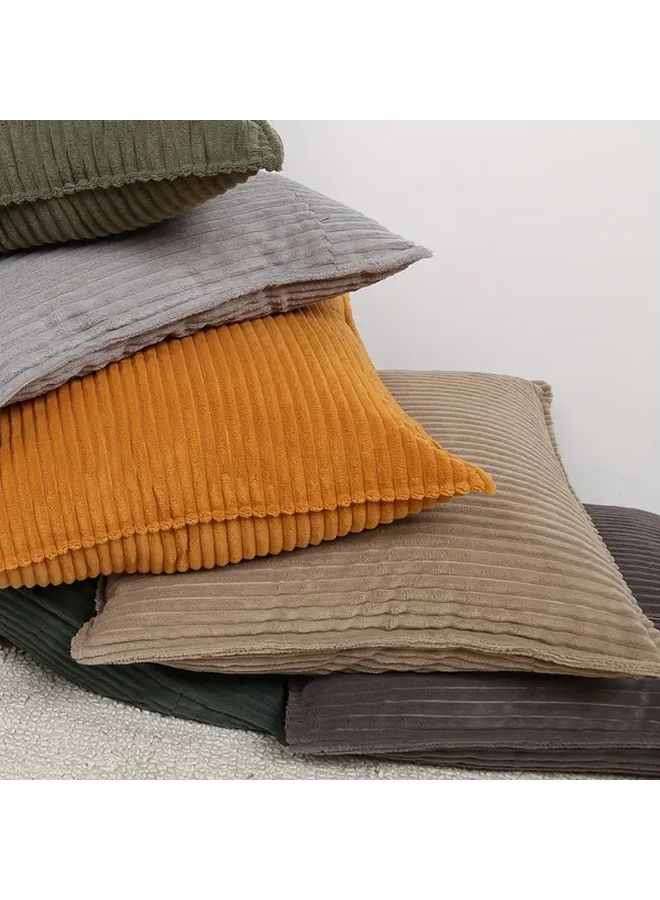 غطاء وسادة ساند كوكوردي مخطط مقاس 12 × 20 بوصة قابل للغسل في الغسالة - Image 4