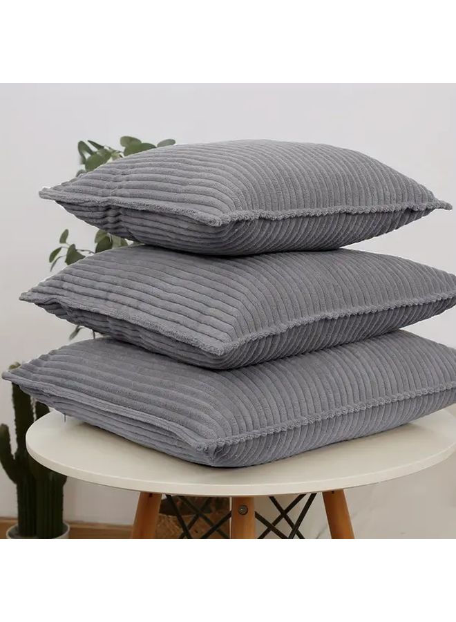 غطاء وسادة ساند كوكوردي مخطط مقاس 12 × 20 بوصة قابل للغسل في الغسالة - Image 5
