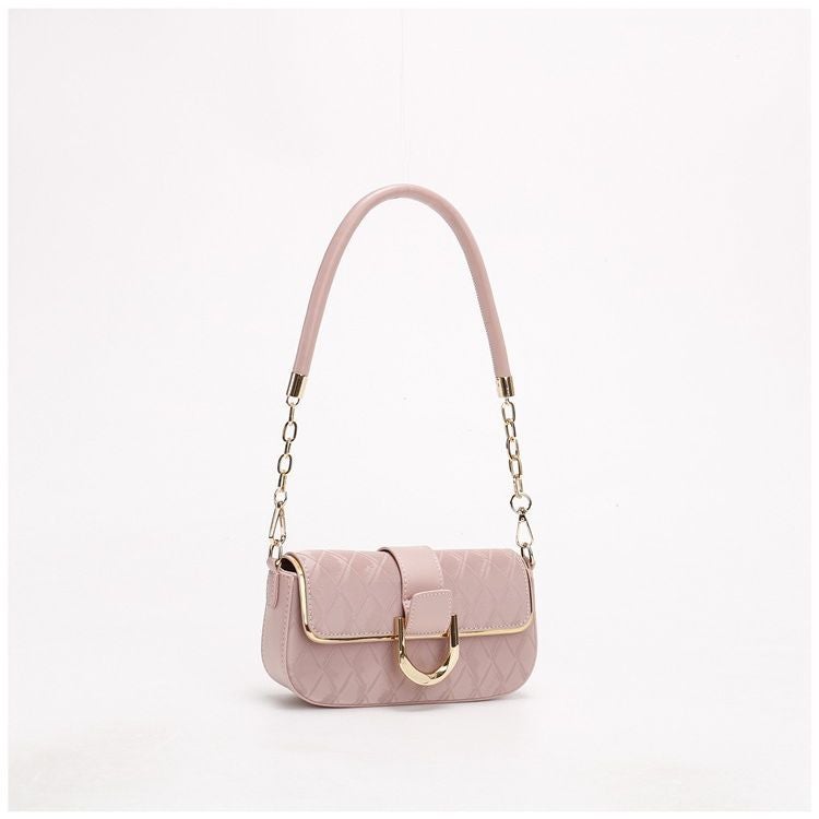 2023 New Women'S Bag Fashion Retro Bag Rhombic Chain Bag Texture Small Square Bag Underarm Bag Shoulder Bag Messenger Bag - Image 3