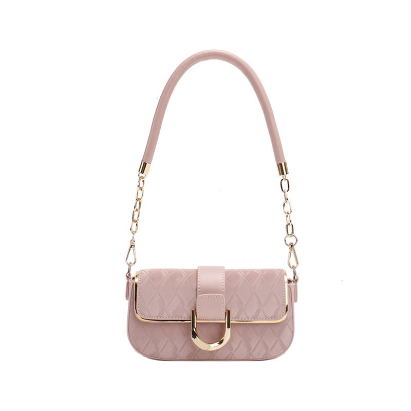 2023 New Women'S Bag Fashion Retro Bag Rhombic Chain Bag Texture Small Square Bag Underarm Bag Shoulder Bag Messenger Bag - Image 1