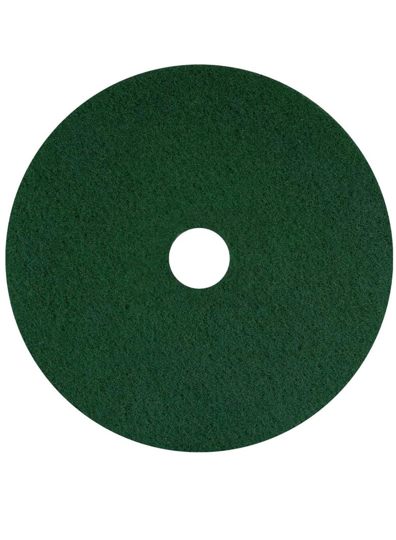 RACO RACO Polishing Pad 17”, Floor Cleaning Pads Diamond Polishing Pad for Granite Marble Concrete Stone Green  - Image 1