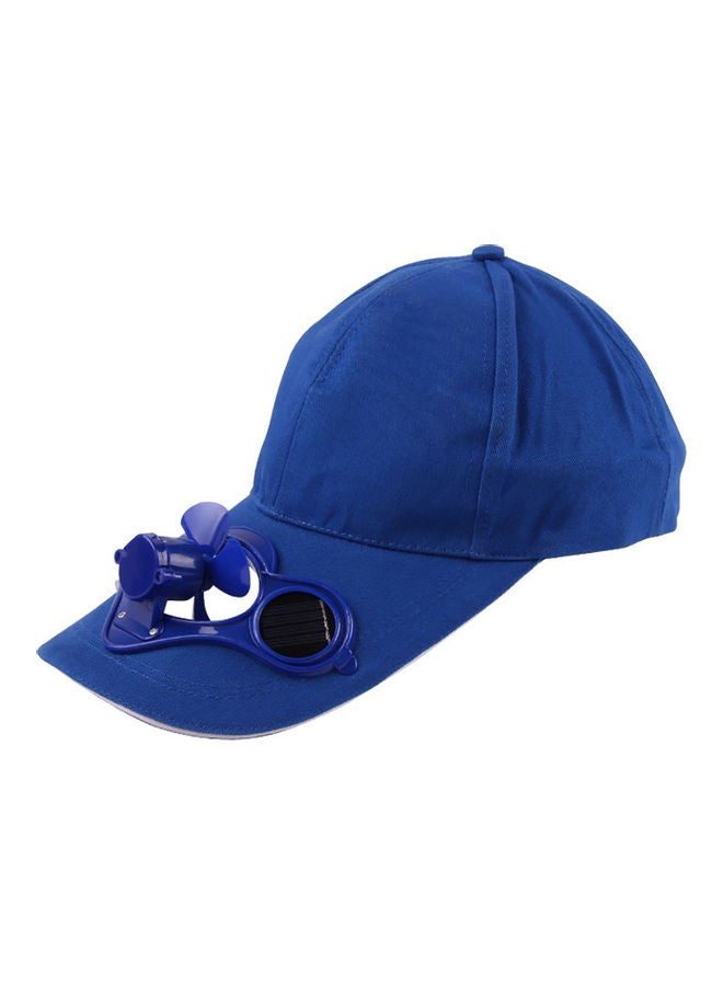 Generic Unisex Outdoor Fishing Baseball Cap with Solar Power Cool Fan Casual Beach Hat 20 x 10 x 20cm - Image 1