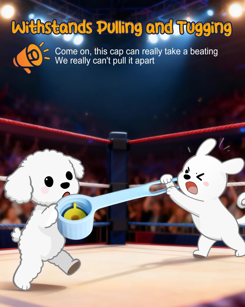 Redsack 3-Packs Silicone 5 Gallon Water Jug Cap, 2/3/4/5Gal Reusable Bottle Lids, Leak-Proof Replacement Caps for 55mm & 60mm Bottle Standard/Screw/Crown Tops, Dishwasher Safe & BPA-Free (Light Blue, 3 PACKS) - Image 3