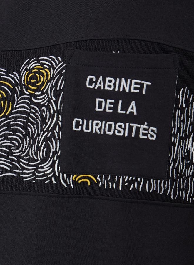 Styli Men Black Graphic Print Oversized T-Shirt - Image 4