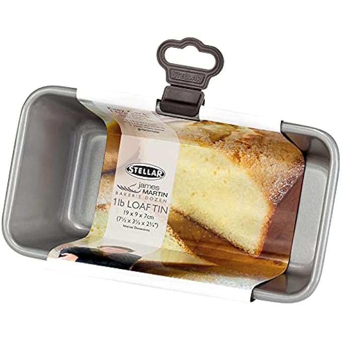 Stellar James Martin 1Lb NonStick Loaf Tin High Grade Steel Dishwasher Safe 19cm x 9cm x 7cm 900ml - Image 2